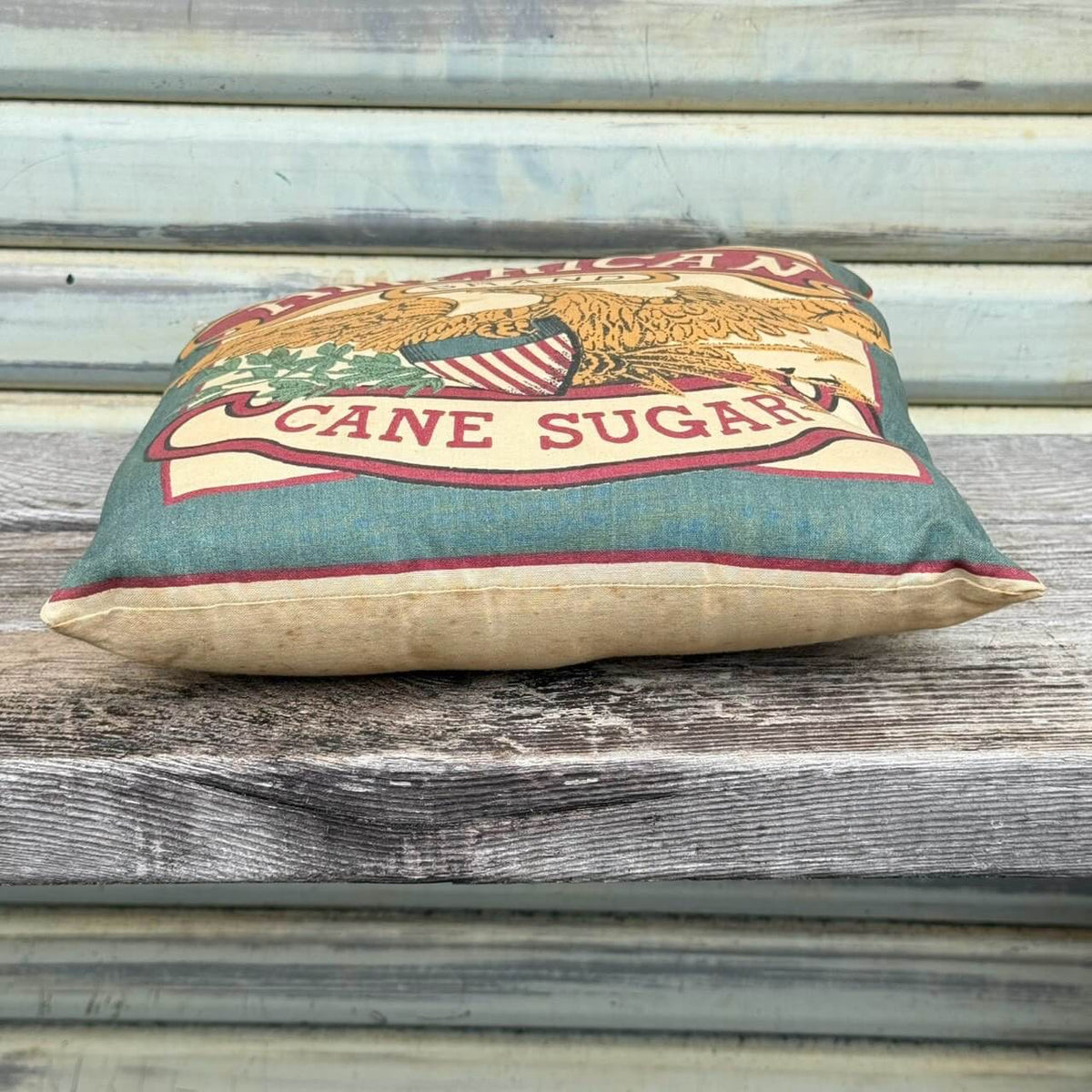 【ビンテージ】クッション アメリカン雑貨 店舗什器 CANE SUGAR イーグル #2674-1
