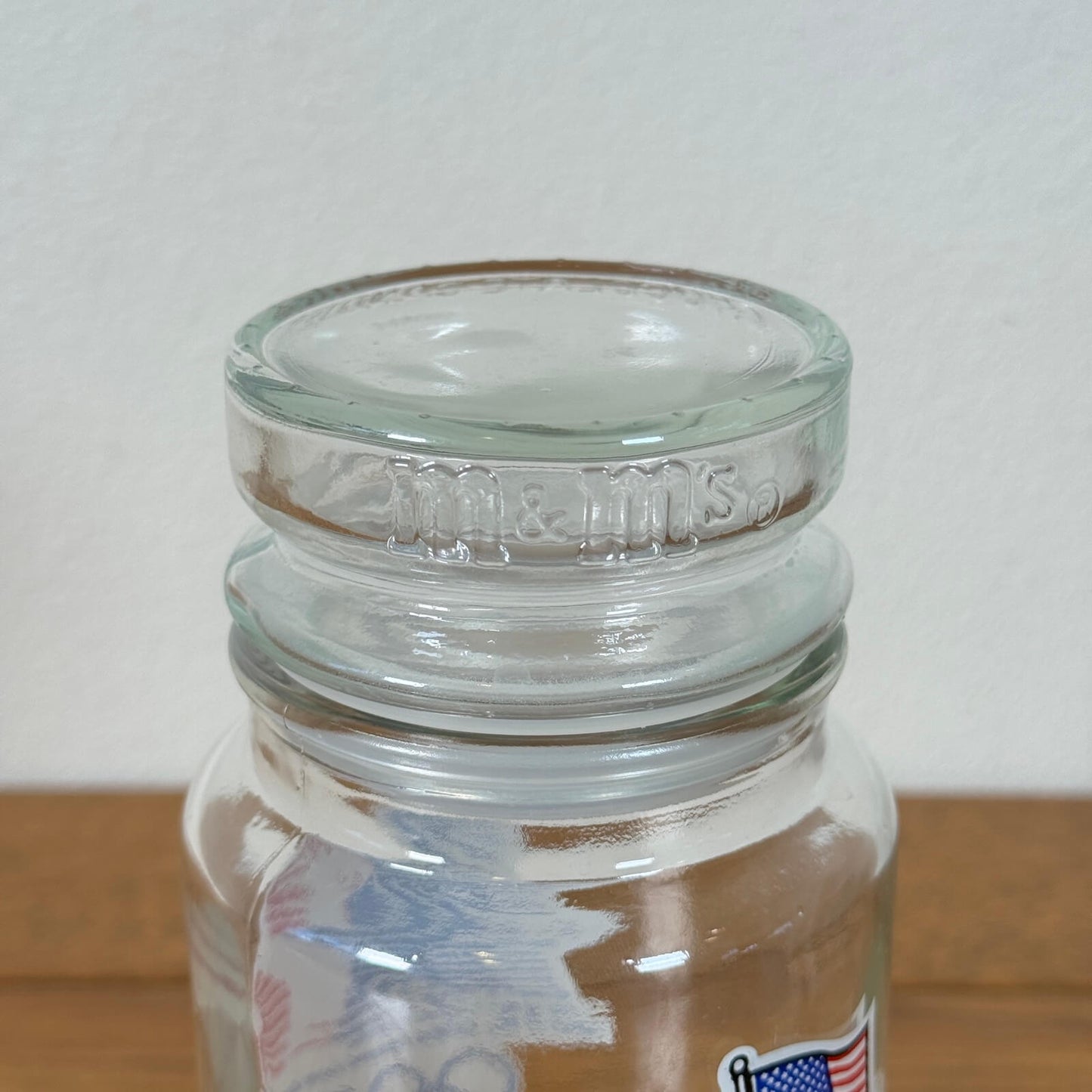 #2033【1984年】ビンテージ M&M’s アドバタイジング  ロサンゼルス五輪 オリンピック記念 ガラスジャー アメリカ