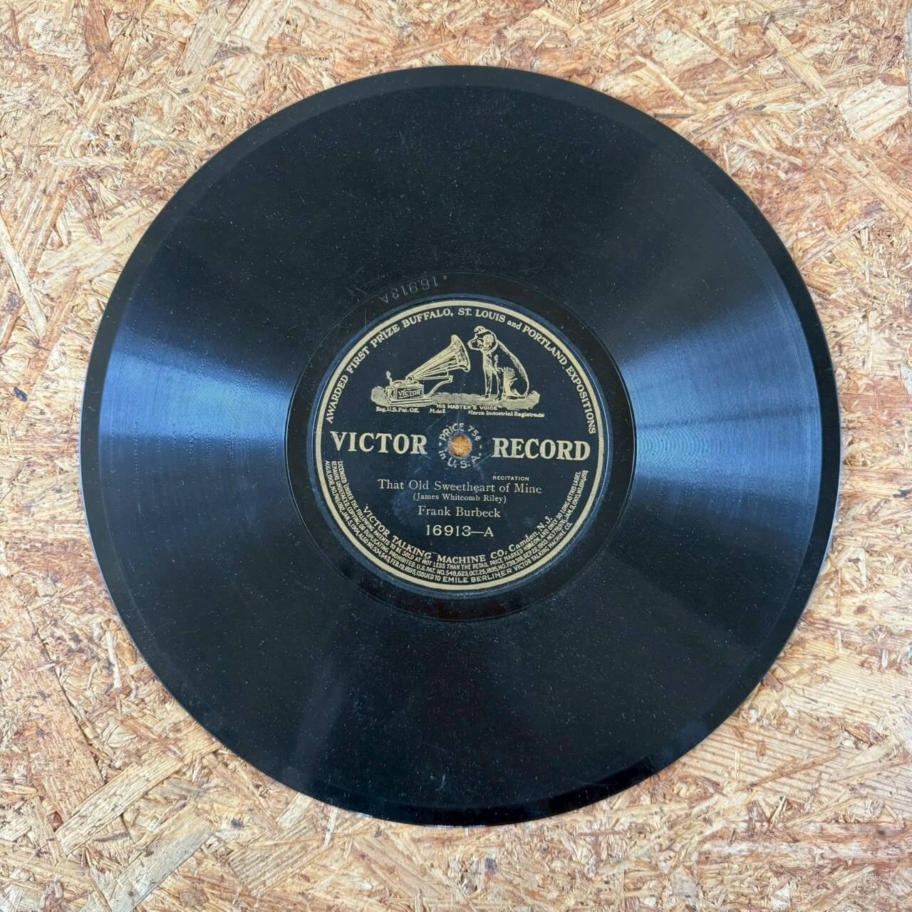 【1970年代】ビンテージ ニッパー レコードスタンド アメリカン雑貨 店舗什器 オブジェ #2344