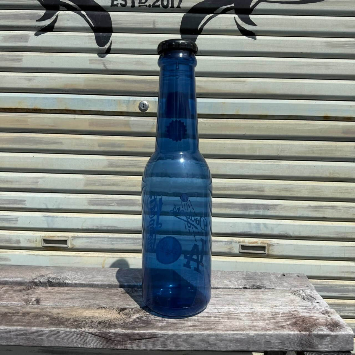 【2025年製】Los Angeles Dodgers 21" Bottle Bank アメリカ製 MLB ロサンゼルス・ドジャース 巨大ボトル型貯金箱 #2641