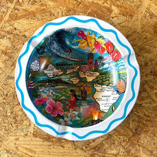 【1980-90年代】ビンテージ ハワイ 灰皿 アメリカン雑貨 店舗什器 ウォールデコ #2289
