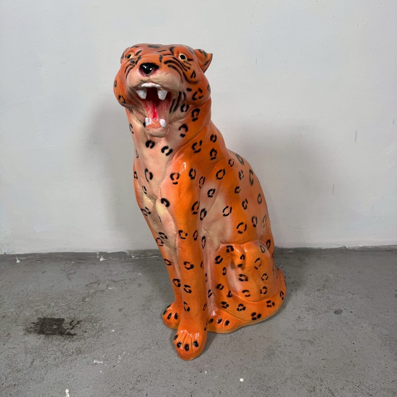 #2389【2000年代】Leopard／ヒョウ オブジェ メキシコ製