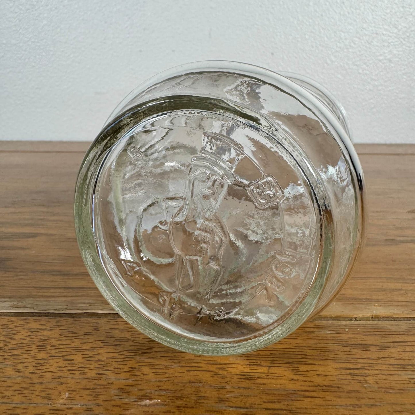 【1980年代】ビンテージ ガラスジャー アメリカン雑貨 店舗什器 キャニスター ミスターピーナッツ #1813