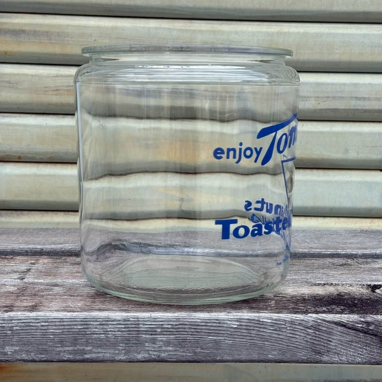 【1950年代】ビンテージ Tom's ガラスジャー アメリカン雑貨 店舗什器 ピーナッツ ストアディスプレイ #2409