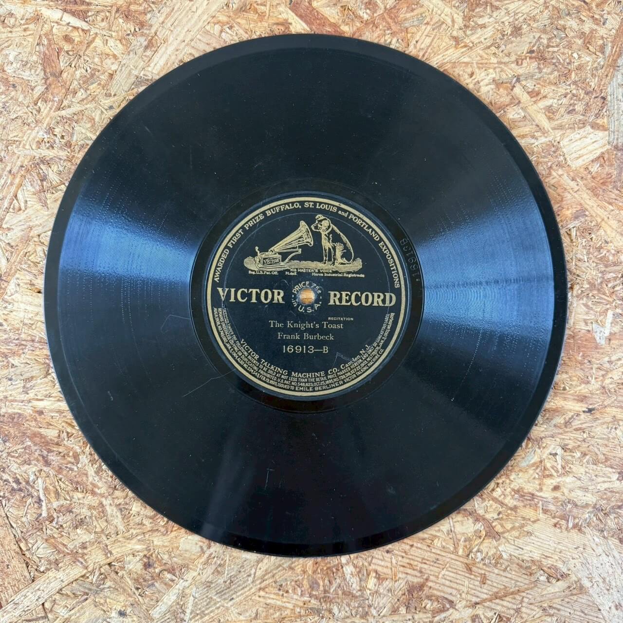 【1970年代】ビンテージ ニッパー レコードスタンド アメリカン雑貨 店舗什器 オブジェ #2344