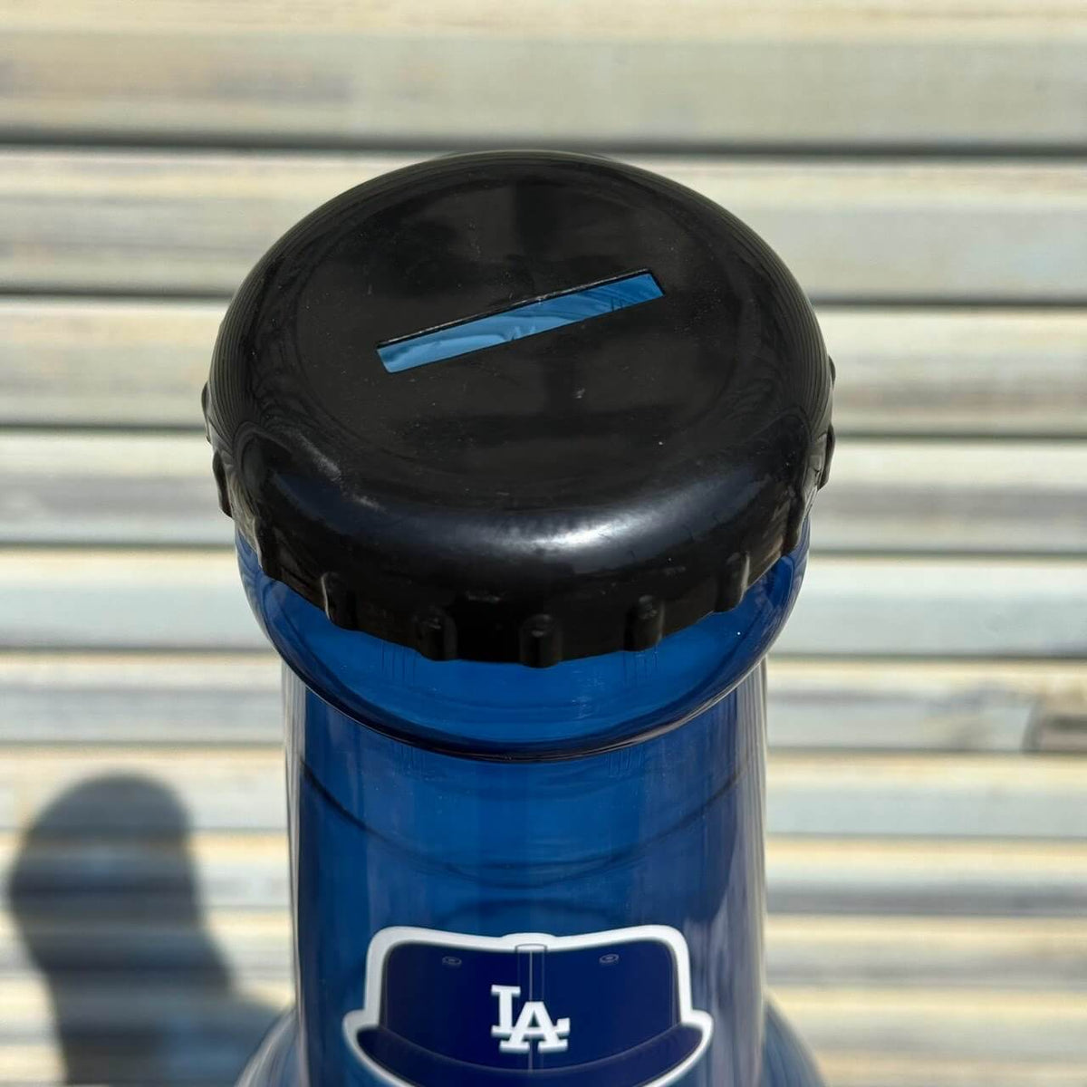 【2025年製】Los Angeles Dodgers 21" Bottle Bank アメリカ製 MLB ロサンゼルス・ドジャース 巨大ボトル型貯金箱 #2641