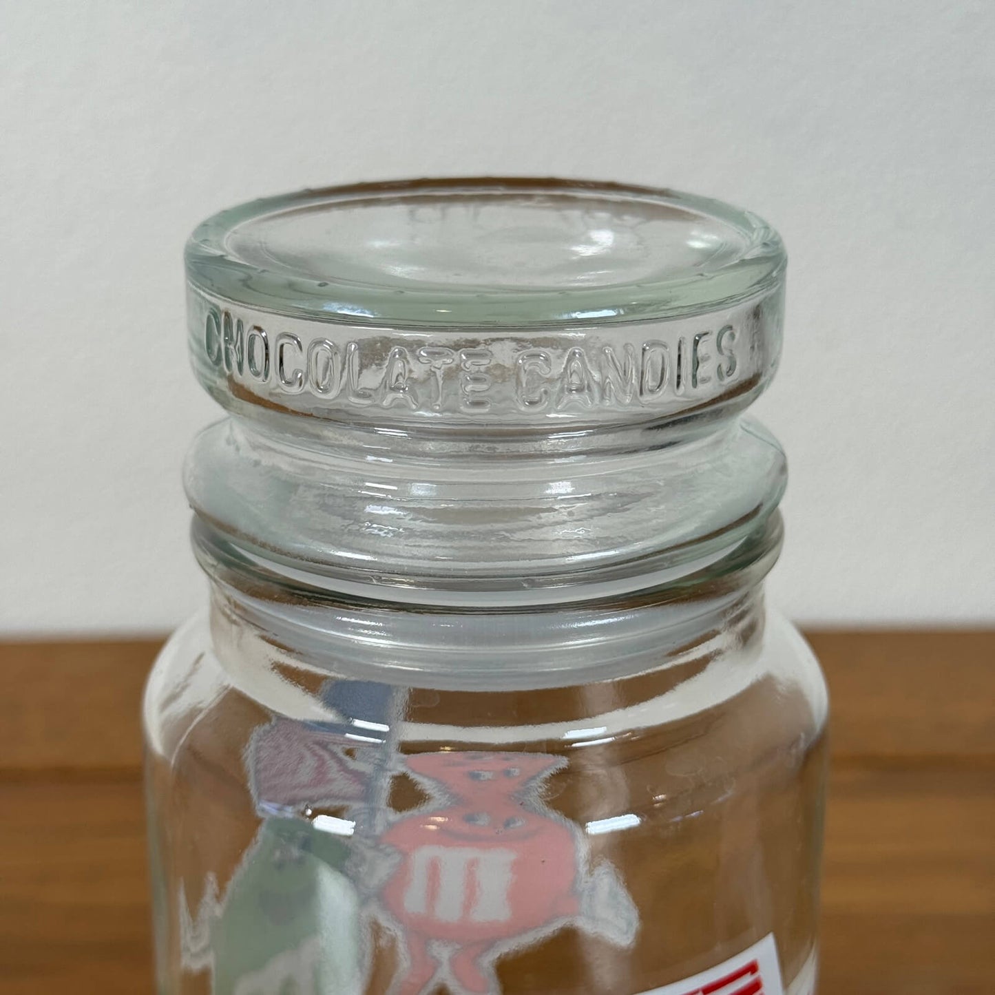 #2033【1984年】ビンテージ M&M’s アドバタイジング  ロサンゼルス五輪 オリンピック記念 ガラスジャー アメリカ