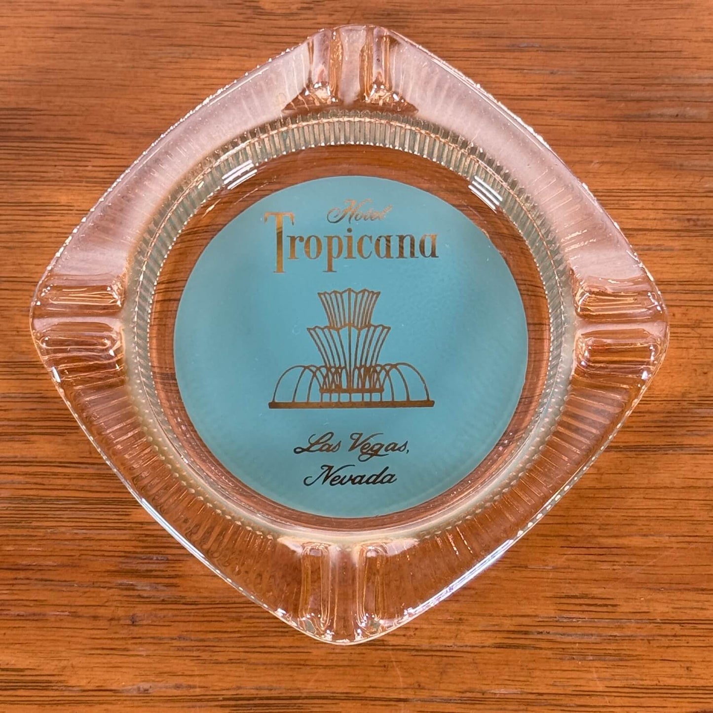 【1960-70年代】ビンテージ Hotel Tropicana ガラス灰皿 / アッシュトレイ ラスベガス アメリカ #1247-18