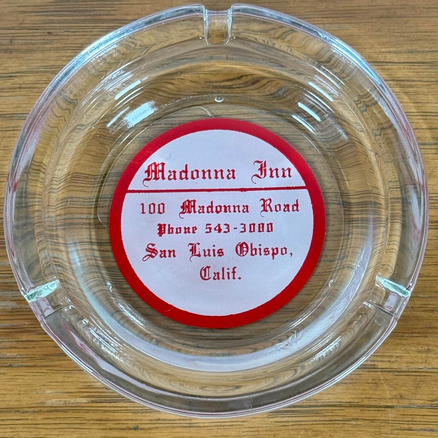 【1960-70年代】ビンテージ Madonna Inn ガラス灰皿 / アッシュトレイ アメリカ #1247-3