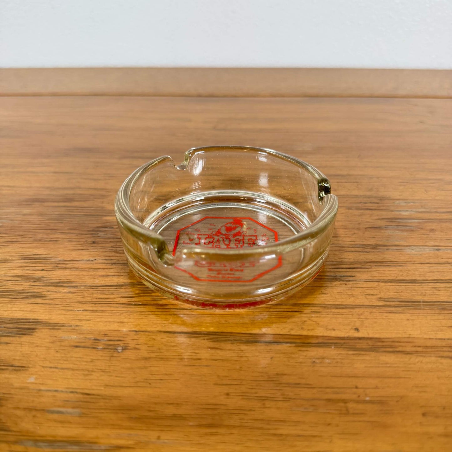 #1822【1970-80年代】ビンテージ LAFF STOP ガラス灰皿 / アッシュトレイ ダイナー アドバタイジング アメリカ