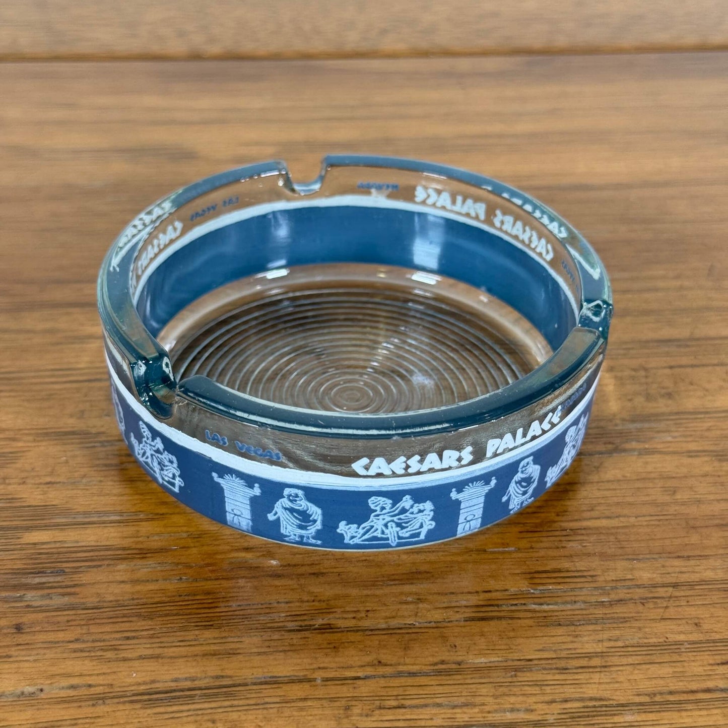#1821【1960-70年代】ビンテージ CAESARS PALACE ガラス灰皿 / アッシュトレイ ラスベガス アメリカ