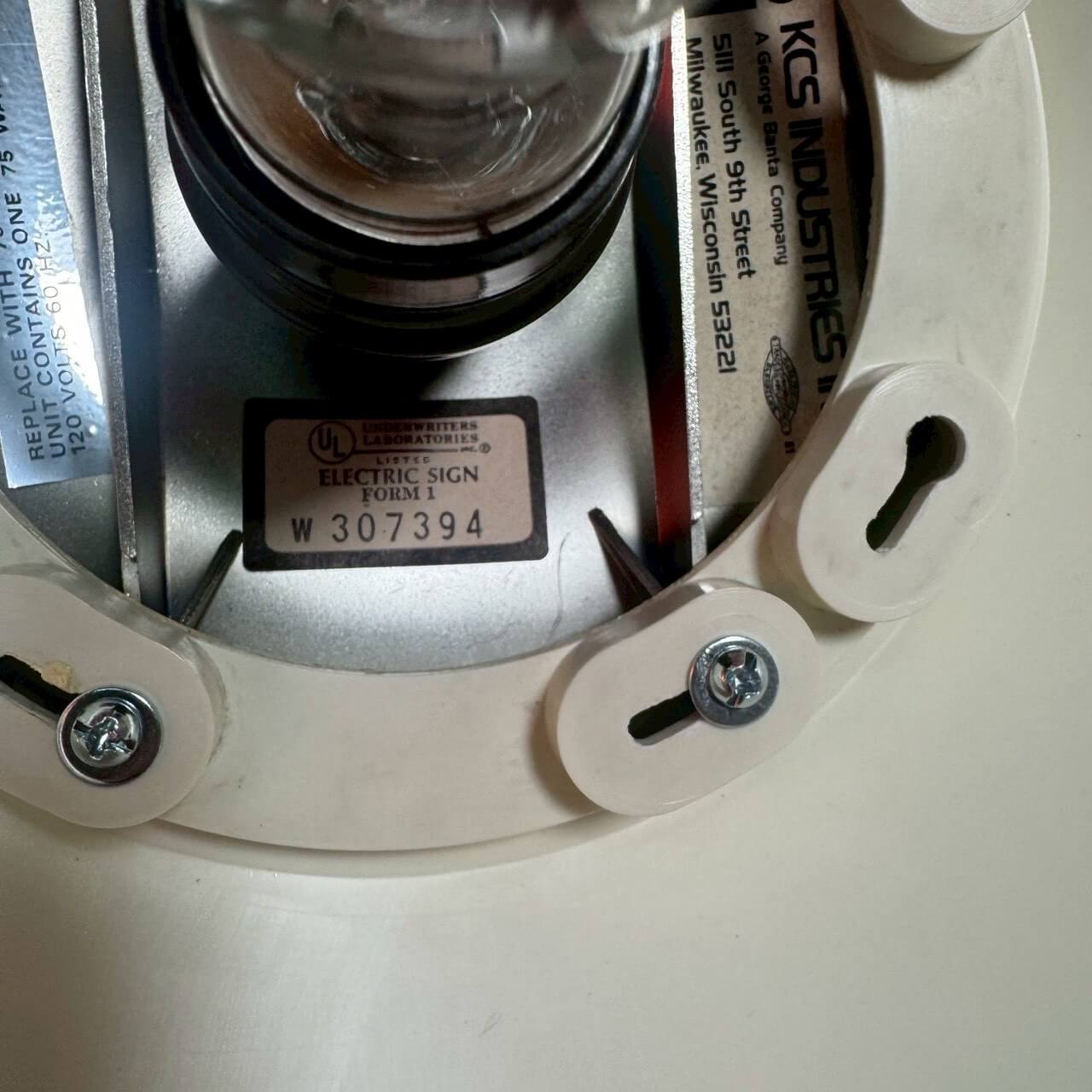 #2372【1980年】ビンテージ Coors（クアーズ） プールランプ / バーランプ デッドストック ダブルシェード アメリカ