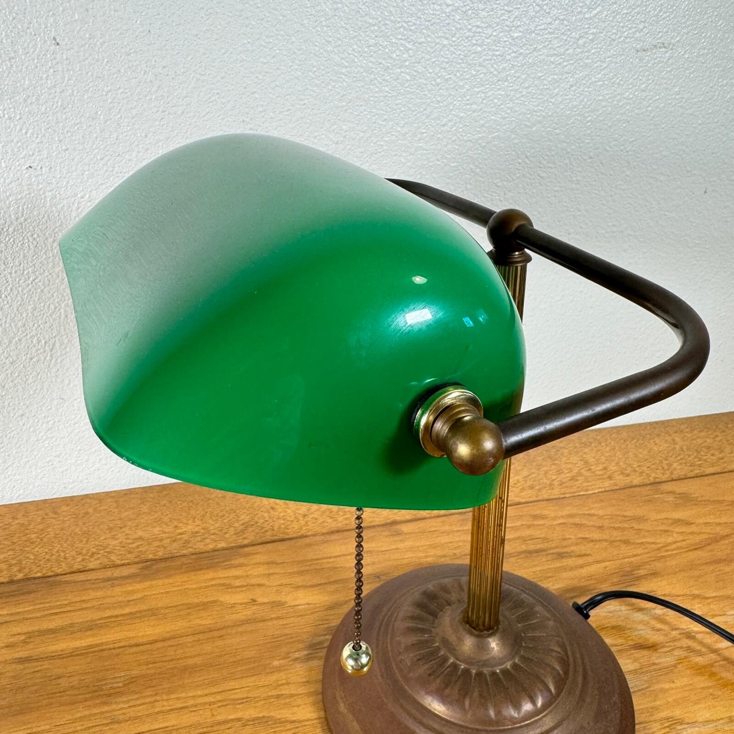 #1449 ビンテージ バンカーズランプ 照明 デスクランプ