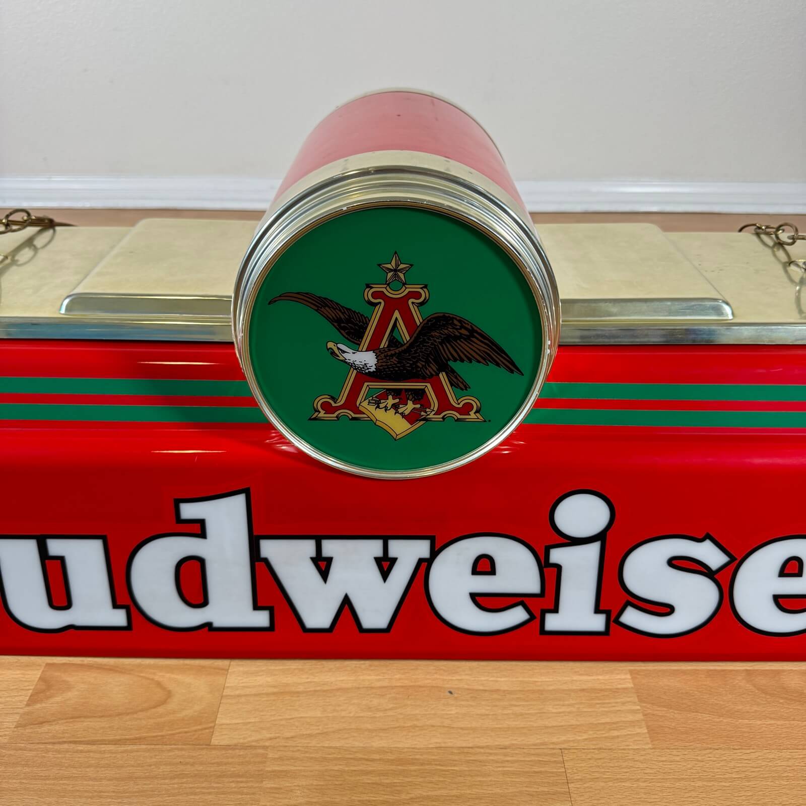 2127【1990年代】ビンテージ Budweiser（バドワイザー） プールランプ