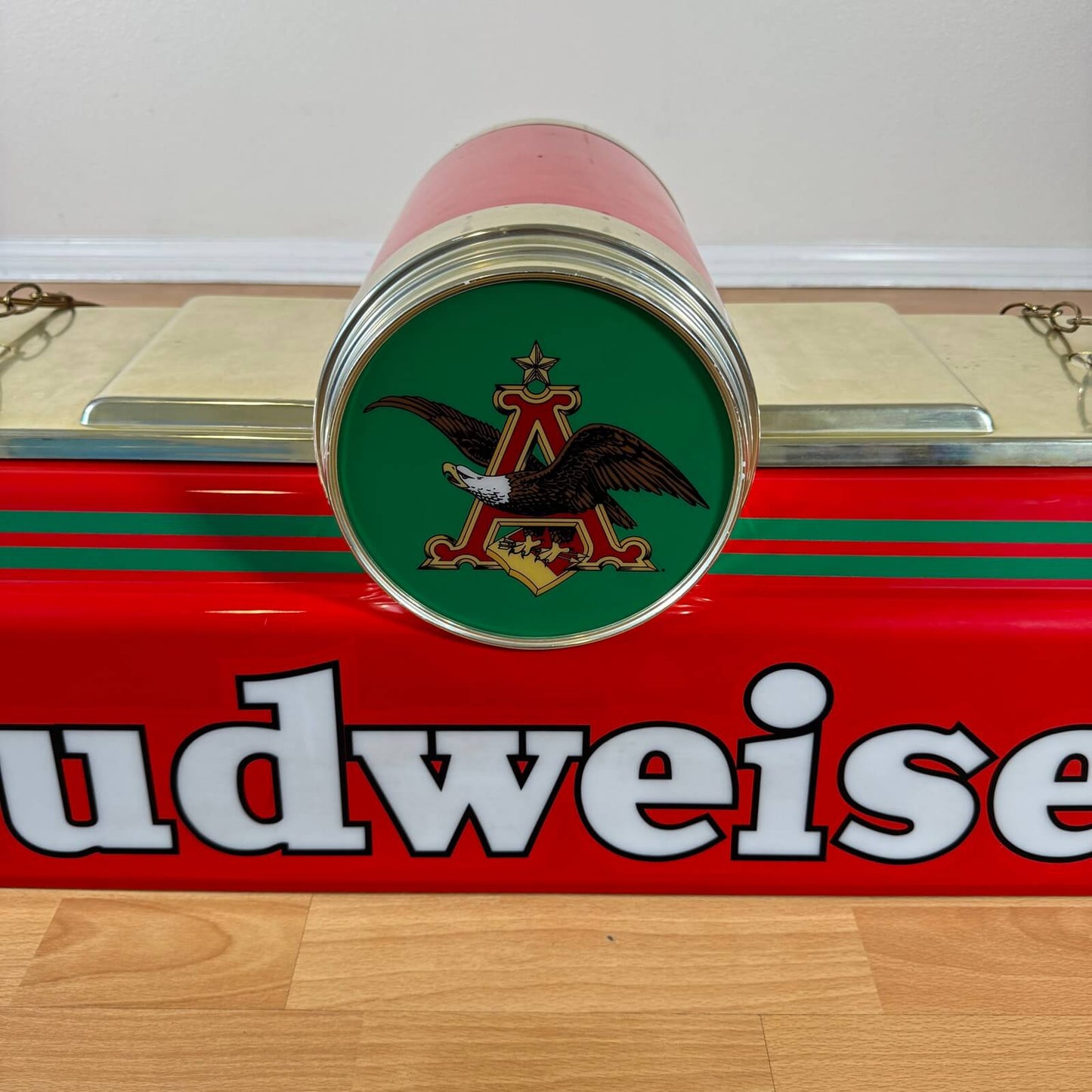 #2127【1990年代】ビンテージ Budweiser（バドワイザー） プールランプ / ビールライト アメリカ