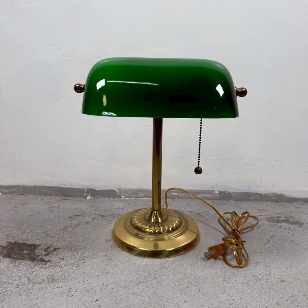 #2325【1980-1990年代】ビンテージ バンカーズランプ デスクランプ