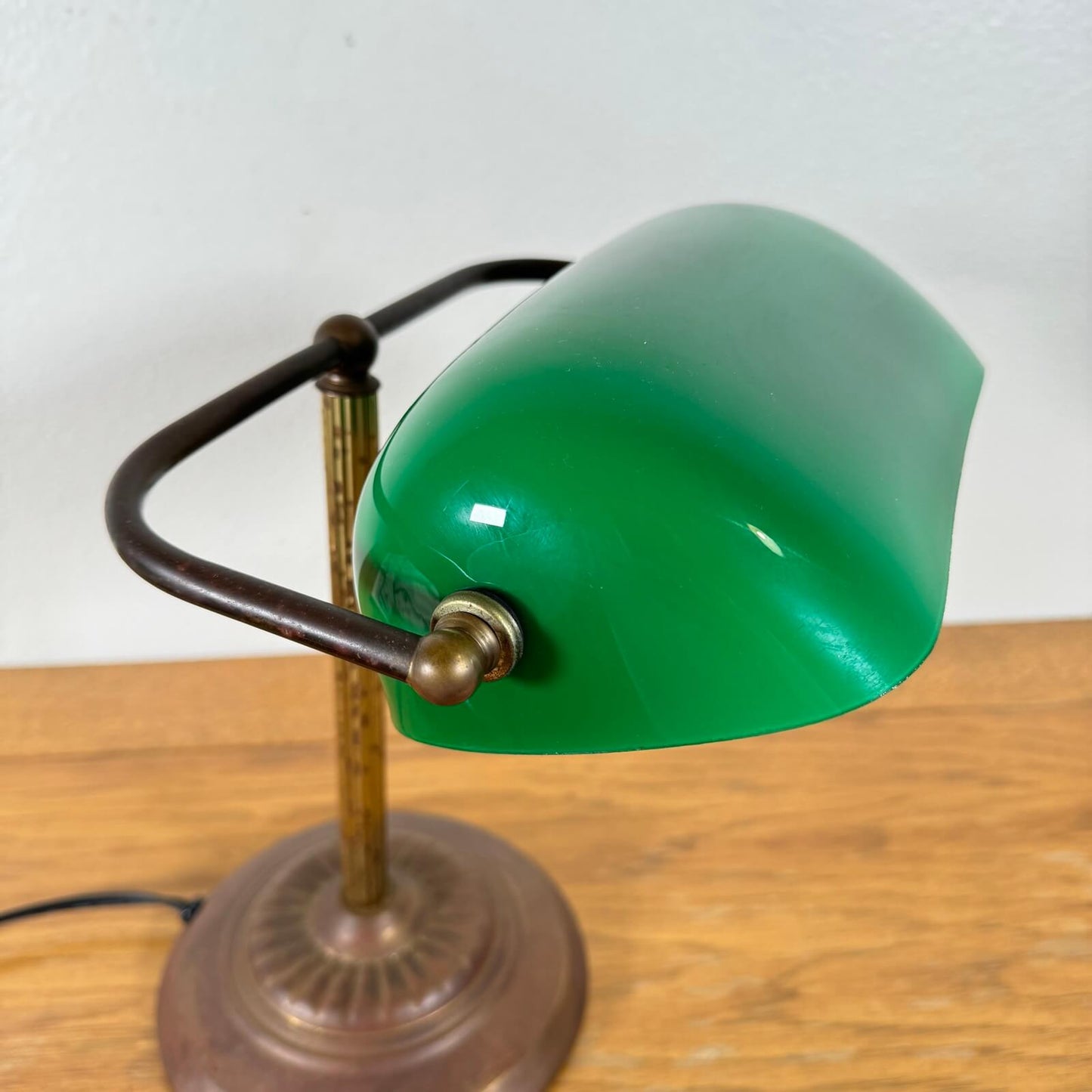 #1449 ビンテージ バンカーズランプ 照明 デスクランプ