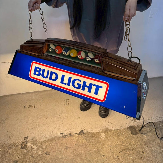 【1986年】ビンテージ Bud Light プールランプ バドライト 吊り下げ照明 バーライト #2381