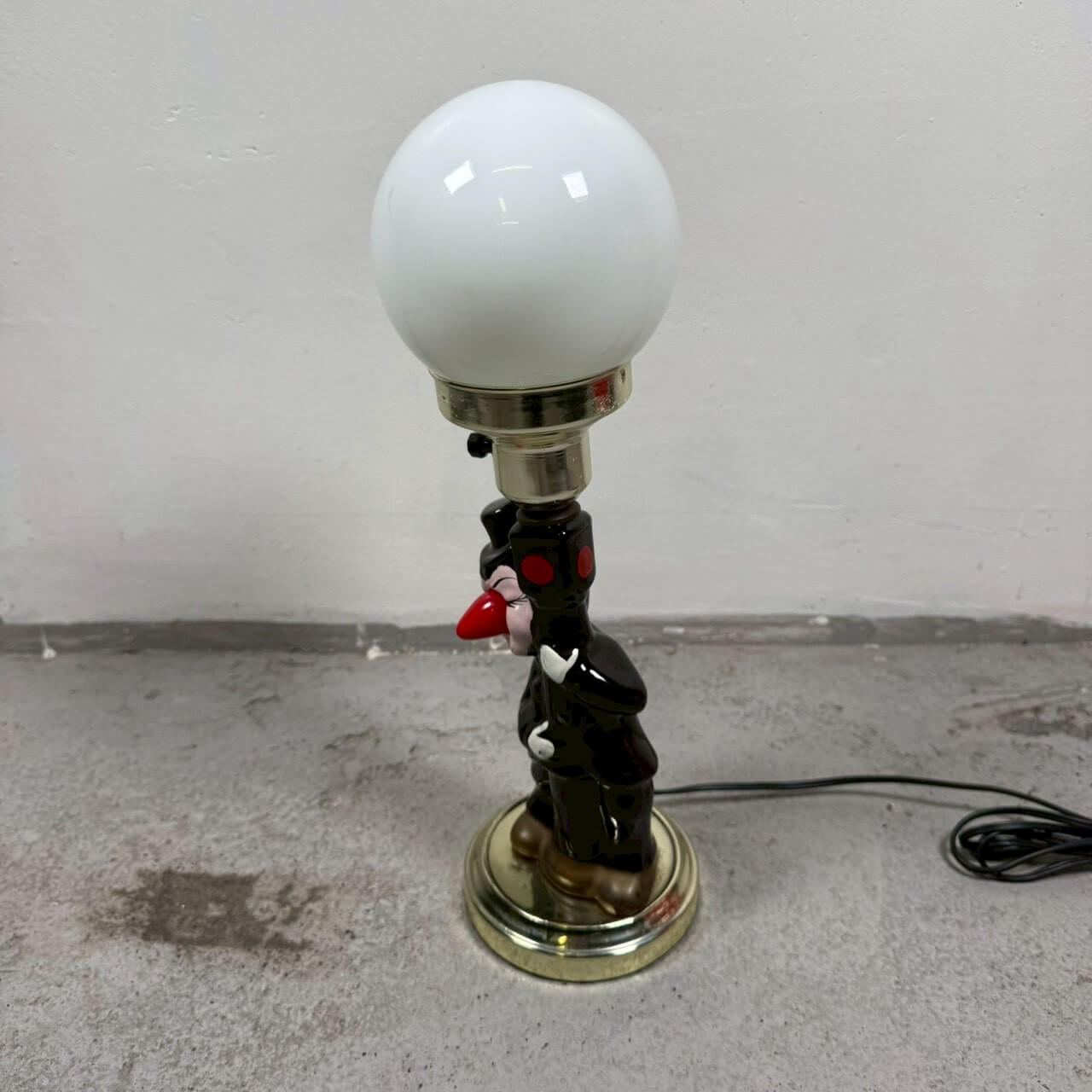 #2277【1960年代】ビンテージ 酔っ払い Barランプ テーブルランプ 照明 アメリカ