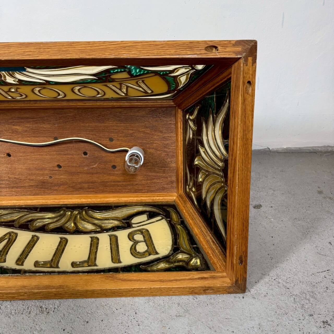 #1923【1980-90年】ビンテージ BILLIARD ROOM（ビリヤードルーム） プールランプ / 吊り下げランプ 照明 アメリカ