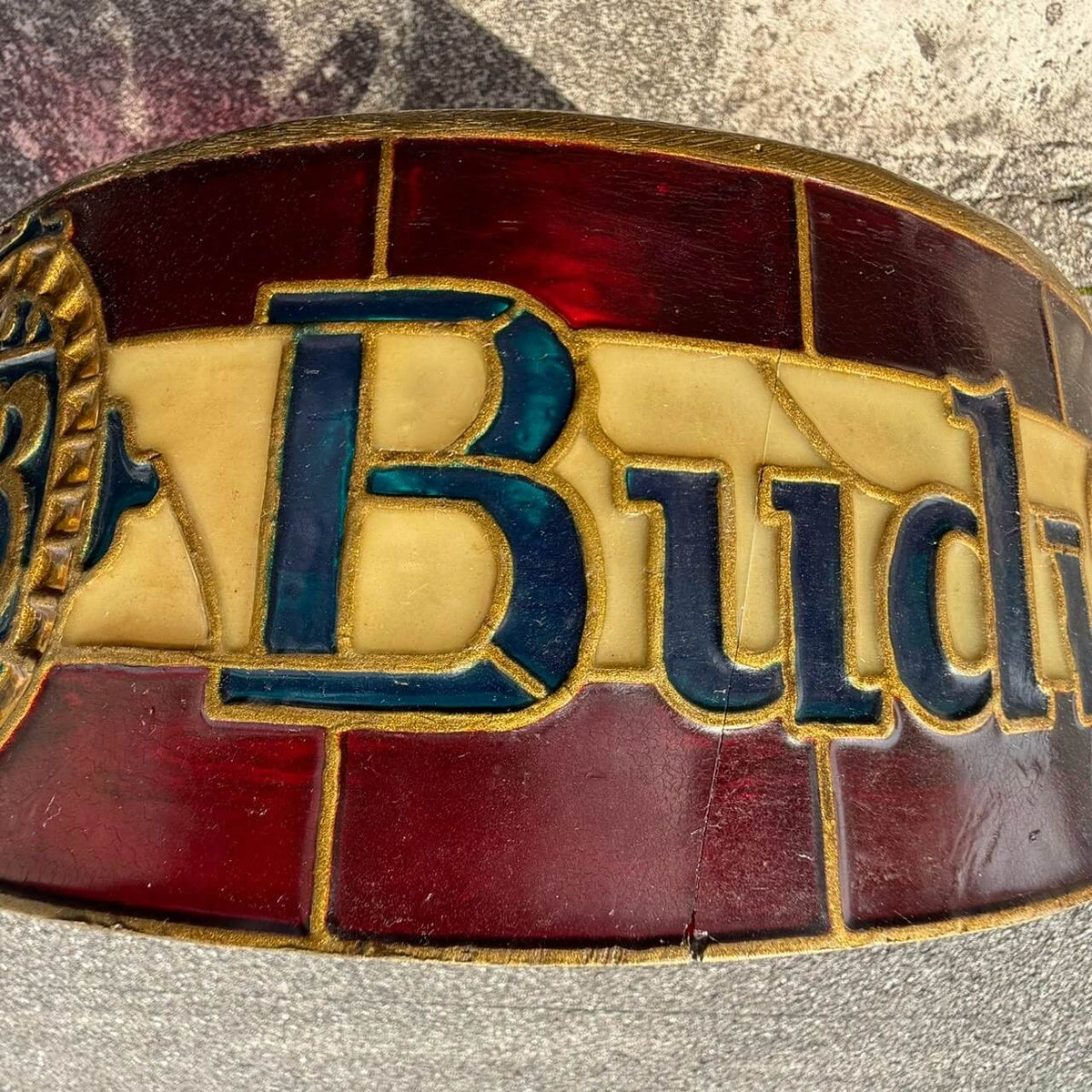 【1970年代】希少 ビンテージ ペンダントライト アメリカン雑貨 店舗什器 Budweiser バドワイザー ランプ #2765-2