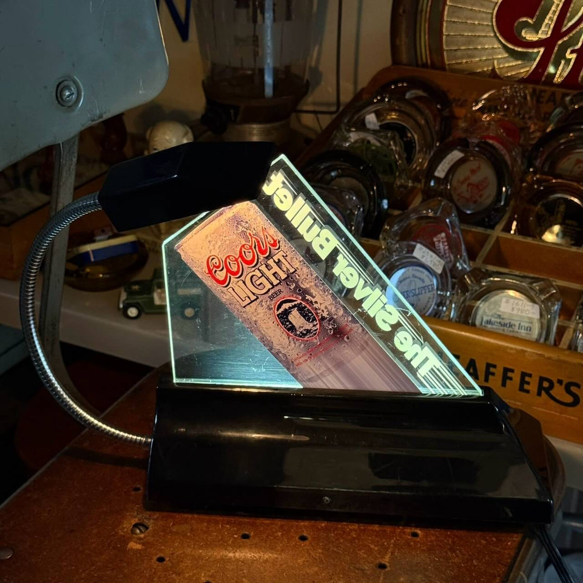 【1990年代】ビンテージ ライト テーブルランプ アメリカン雑貨 店舗什器 COORS LIGHT クアーズ #2821