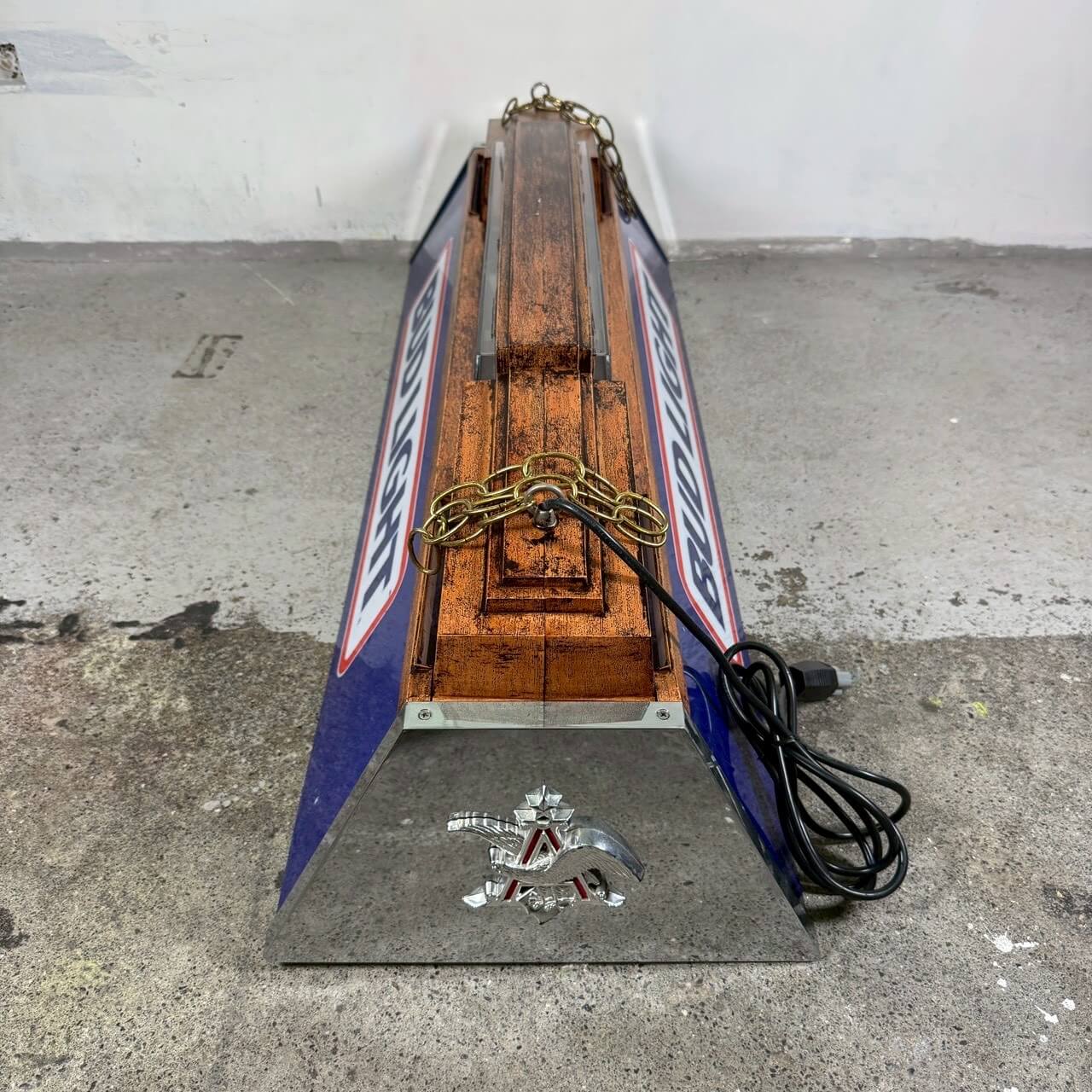 【1986年】ビンテージ Bud Light プールランプ バドライト 吊り下げ照明 バーライト #2381