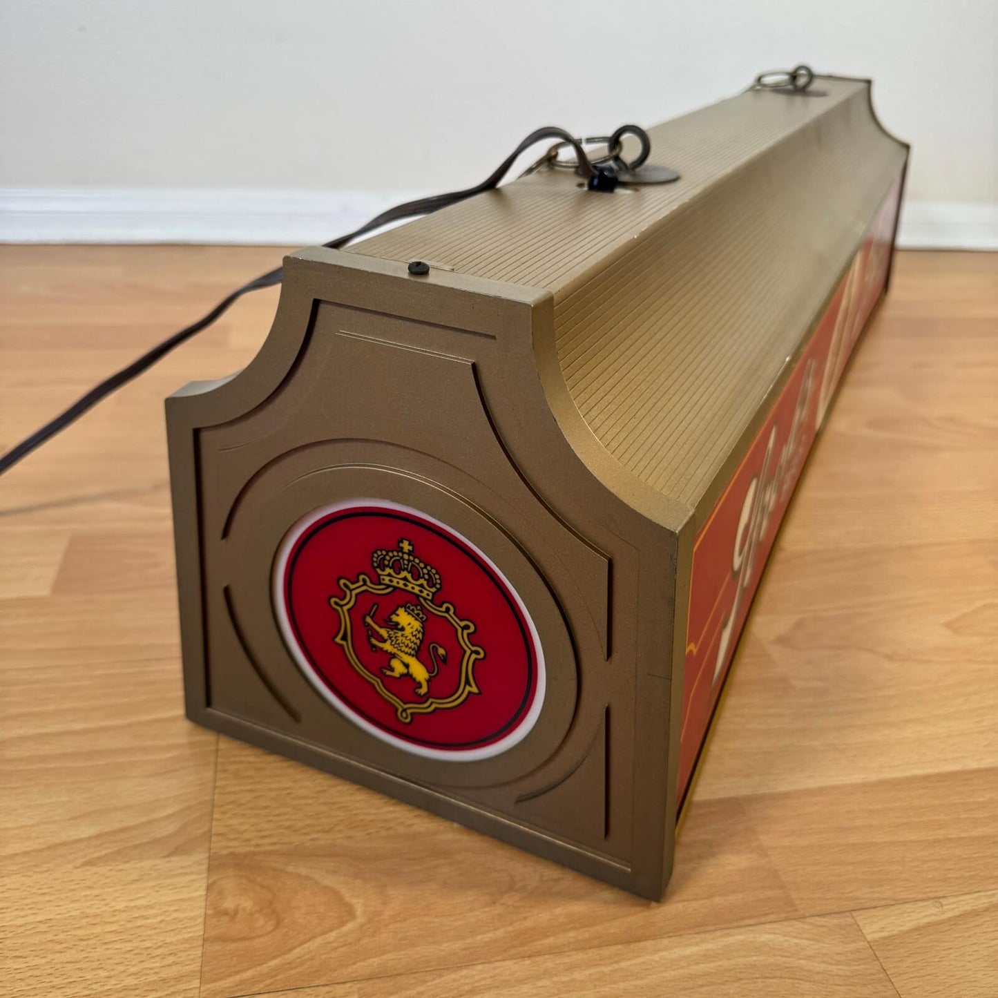 #1921【1980年代】ビンテージ プールバーランプ Stroh's ビールランプ バーライト アメリカ