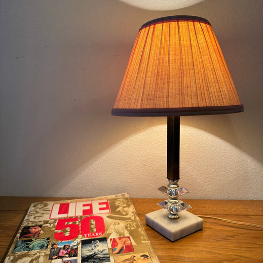 #2096-2【1970-80年代】ビンテージ テーブルランプ / 大理石ベース アメリカ