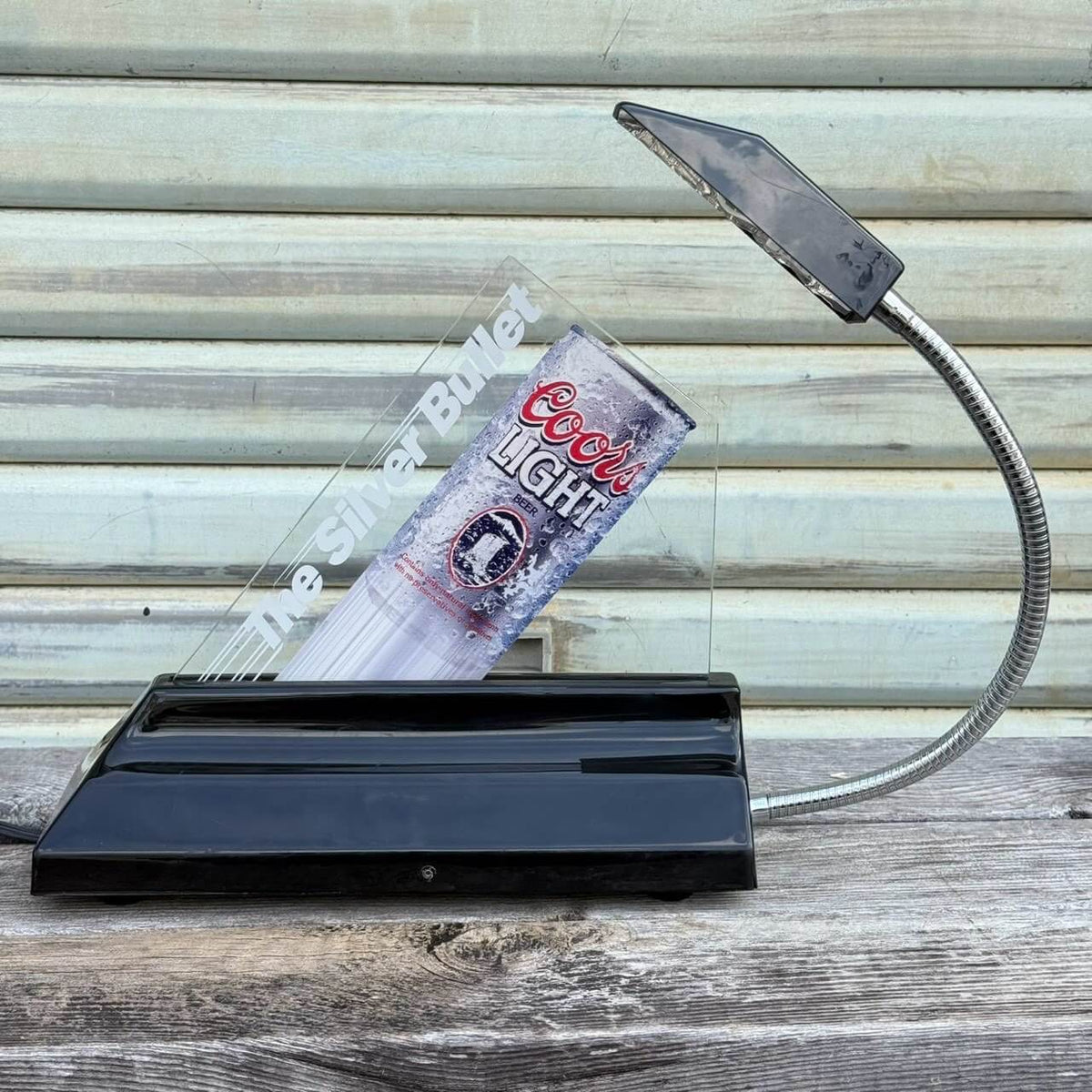 【1990年代】ビンテージ ライト テーブルランプ アメリカン雑貨 店舗什器 COORS LIGHT クアーズ #2821