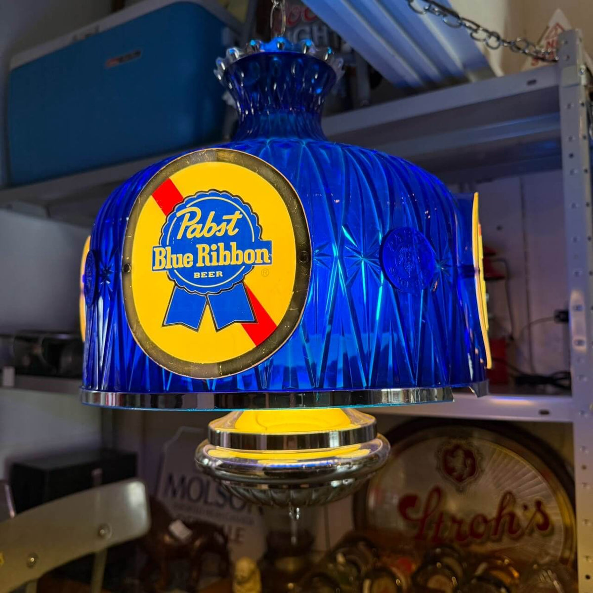 【1970-80年代】ビンテージ ライト アメリカン雑貨 店舗什器 PABST BLUE RIBBON パブスト #2605
