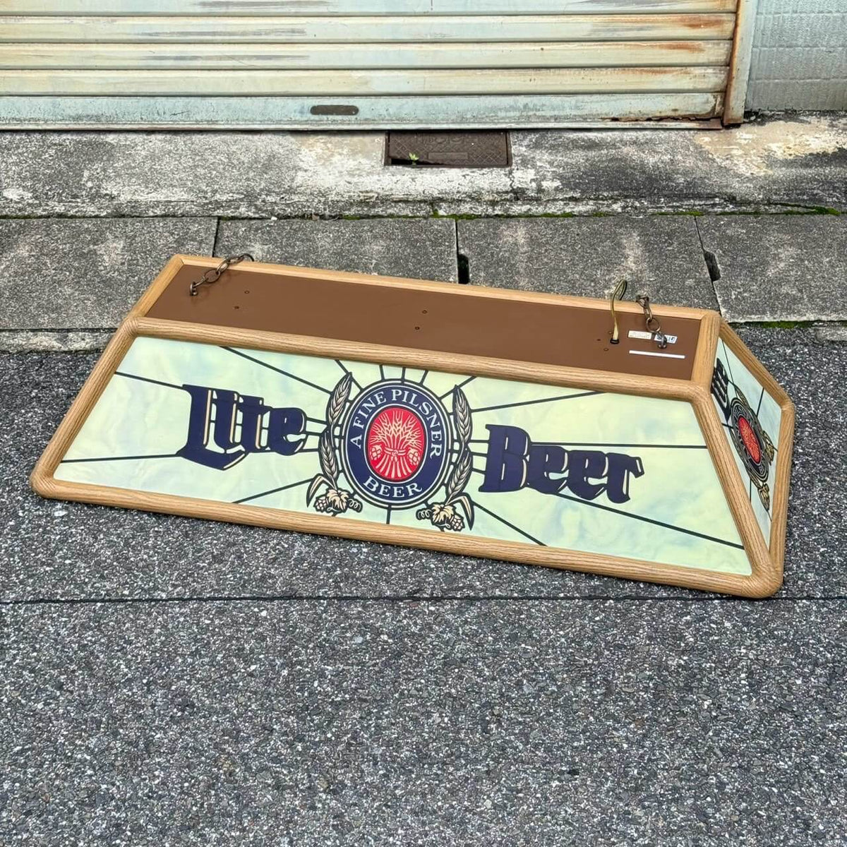 【1980年代】ビンテージ ミラーライト プールランプ アメリカン雑貨 店舗什器 ガレージ #2769