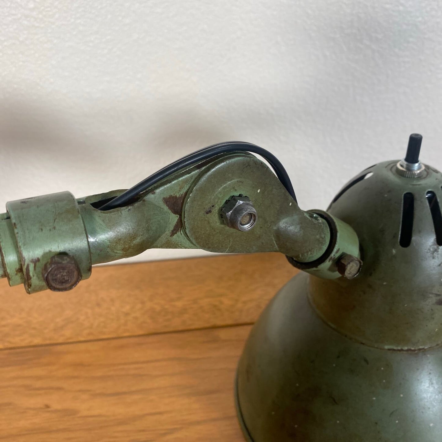 #602 アメリカ ビンテージ FOSTORIA LAMP インダストリアル デスクランプ 工業系 ウォールランプ ライト 照明 1940-60's