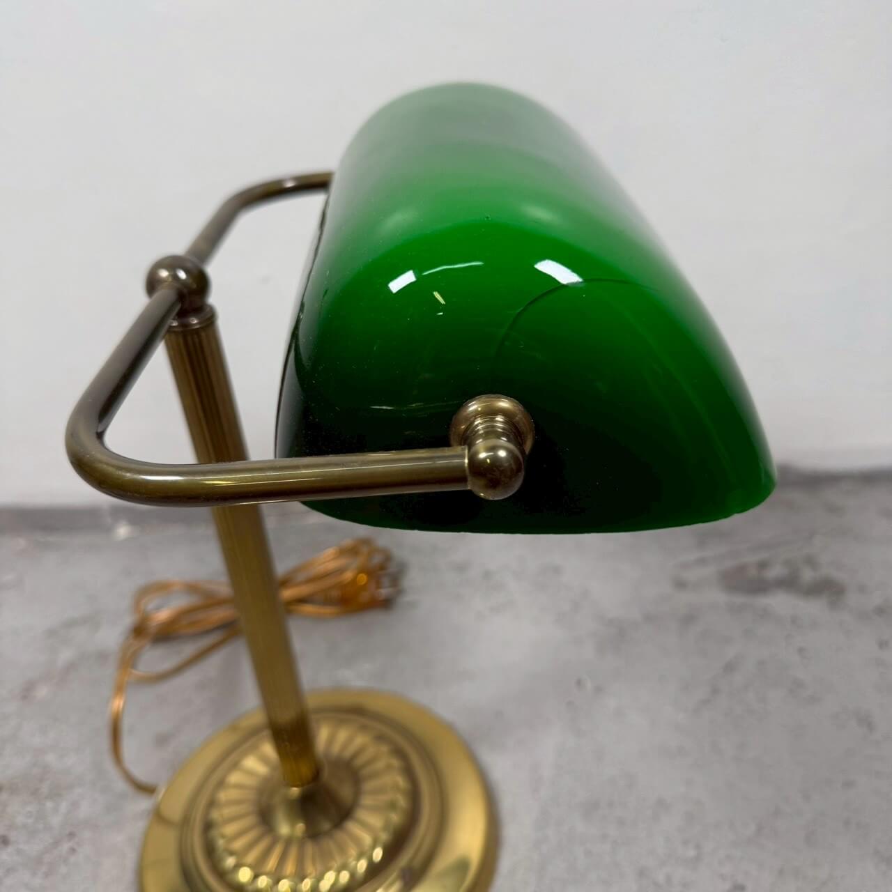 #2325【1980-1990年代】ビンテージ バンカーズランプ デスクランプ