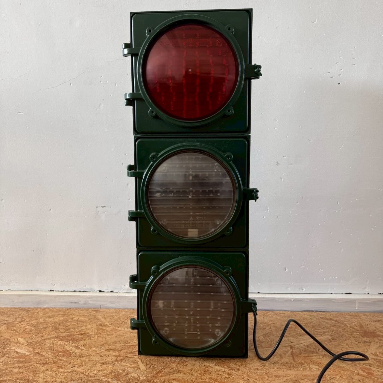 【1950年代】ビンテージ 信号機 トラフィックライト LED アメリカン雑貨 照明 #2388