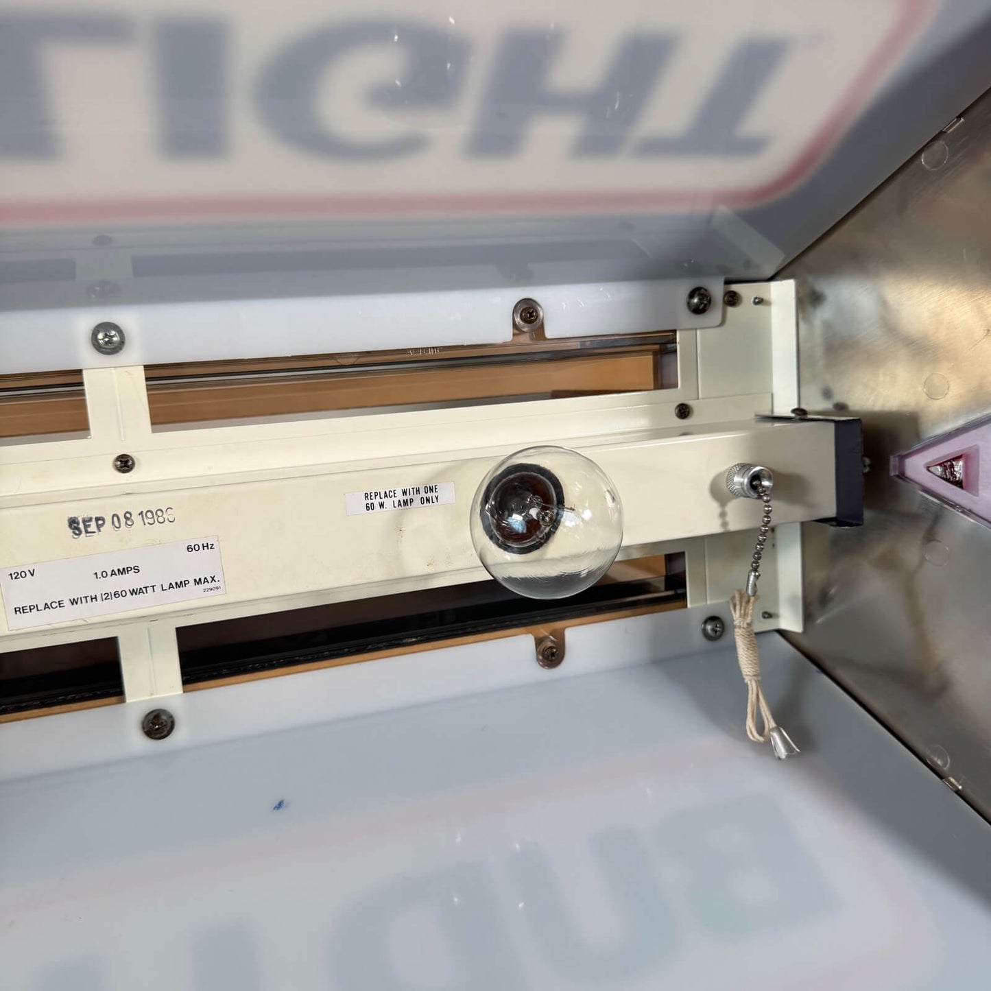 #2130【1986年_ブランニュー】ビンテージ プールランプ BUD LIGHT 未使用品