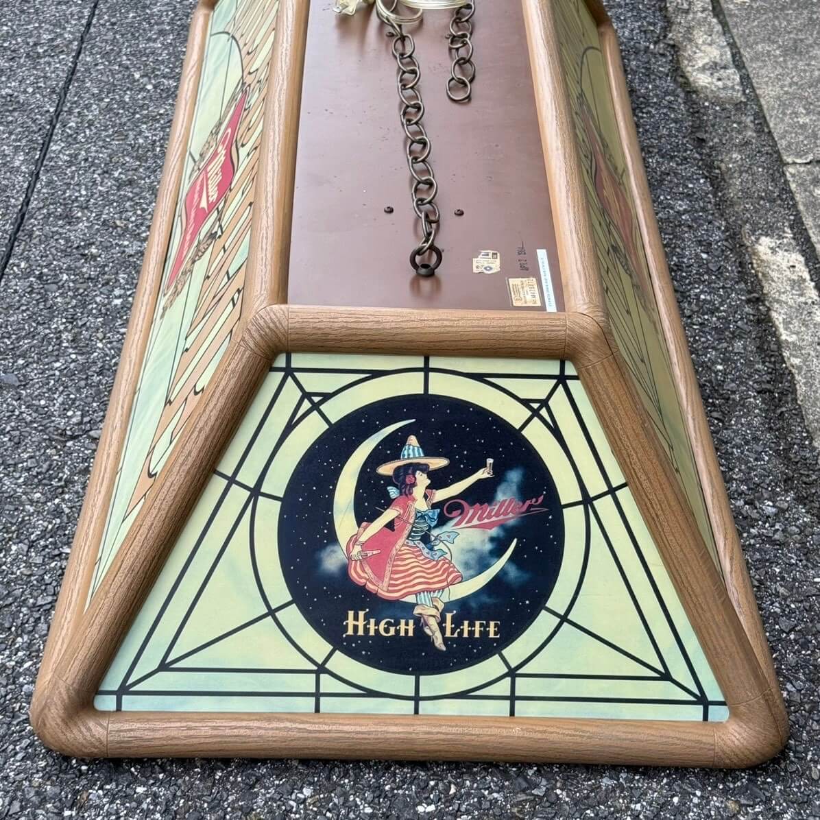 【1980年代】ビンテージ プールランプ アメリカン雑貨 店舗什器 Miller High Life ミラー #2768