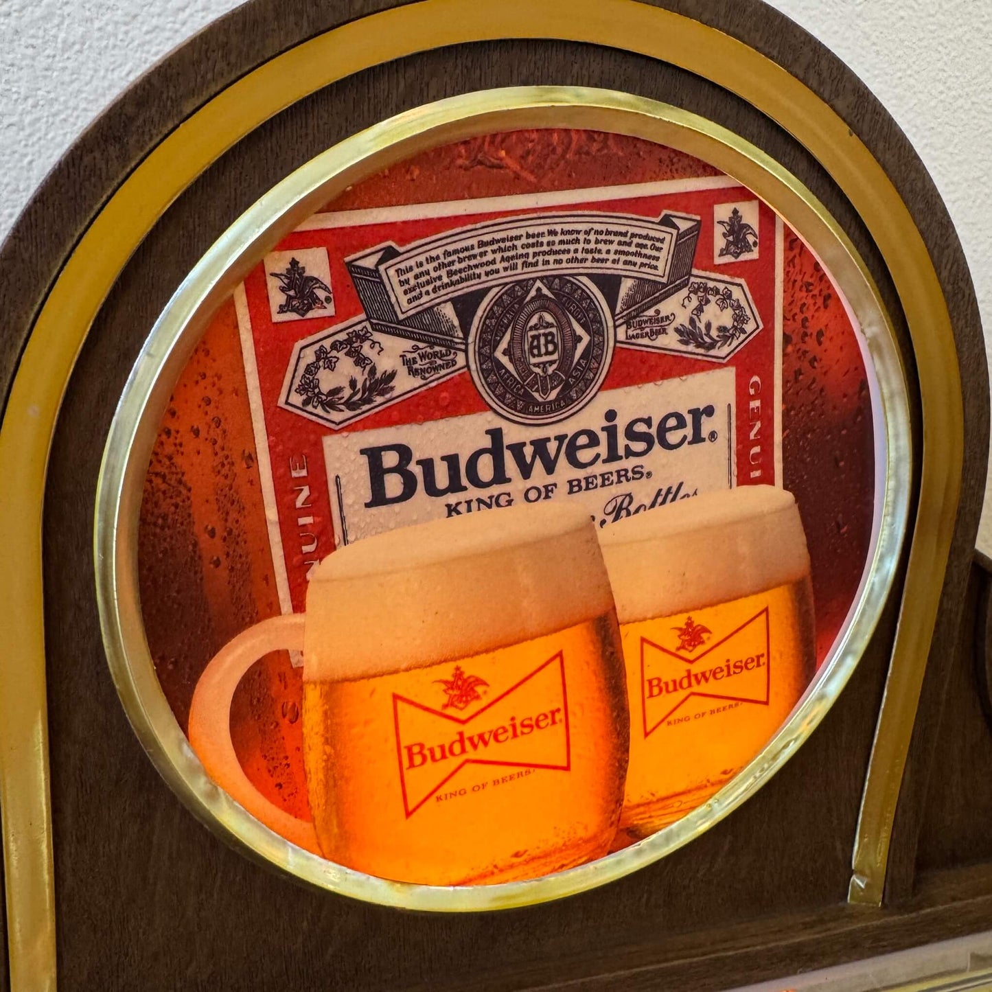 #1925 【1970～1980年代】 ビンテージ Budweiser（バドワイザー） ビールサイン / ライトサイン ディスプレイ アメリカ