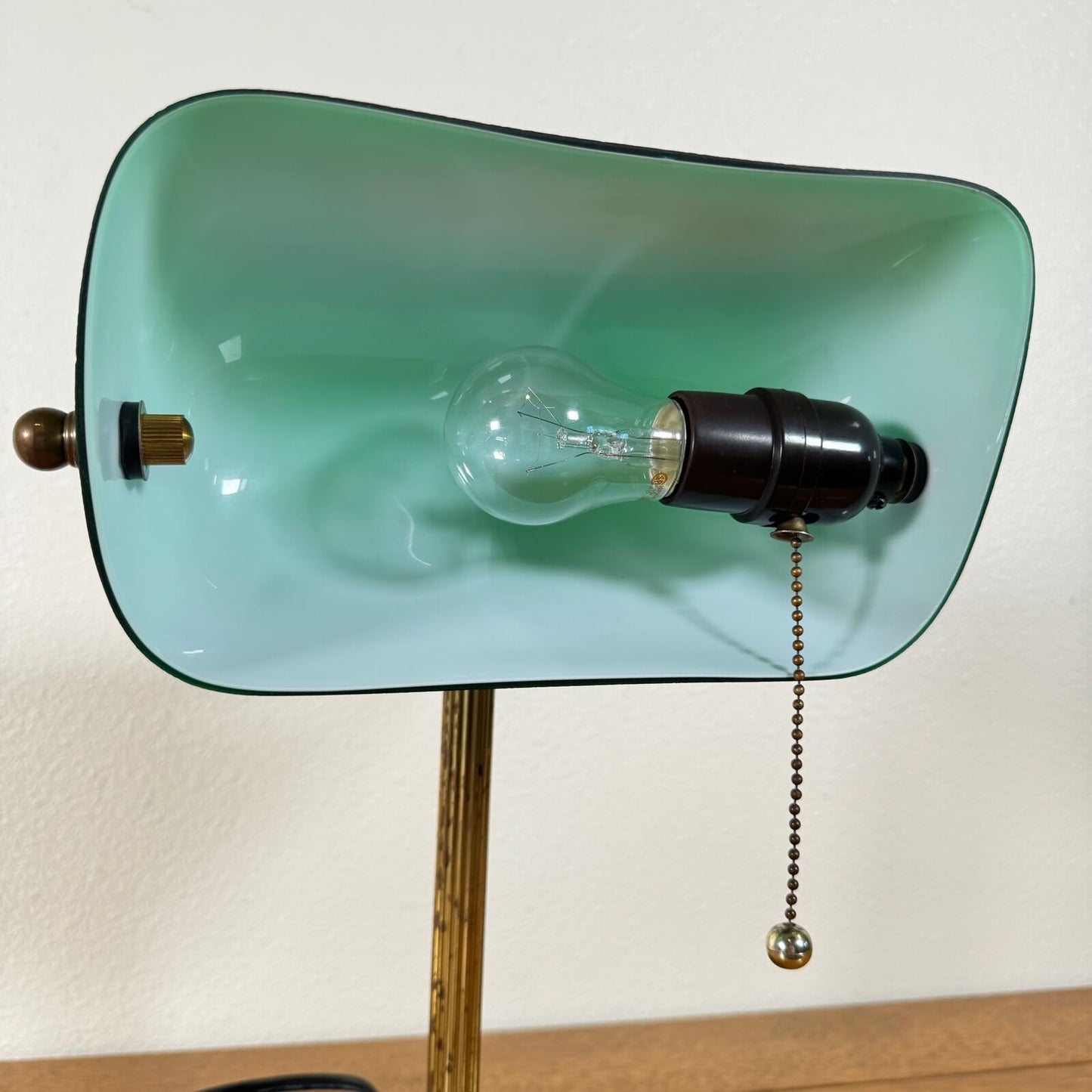 #1449 ビンテージ バンカーズランプ 照明 デスクランプ