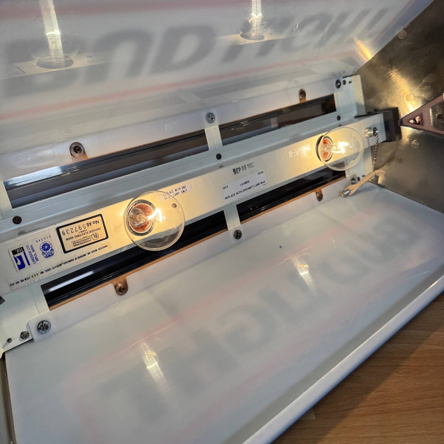 #2130【1986年_ブランニュー】ビンテージ プールランプ BUD LIGHT 未使用品