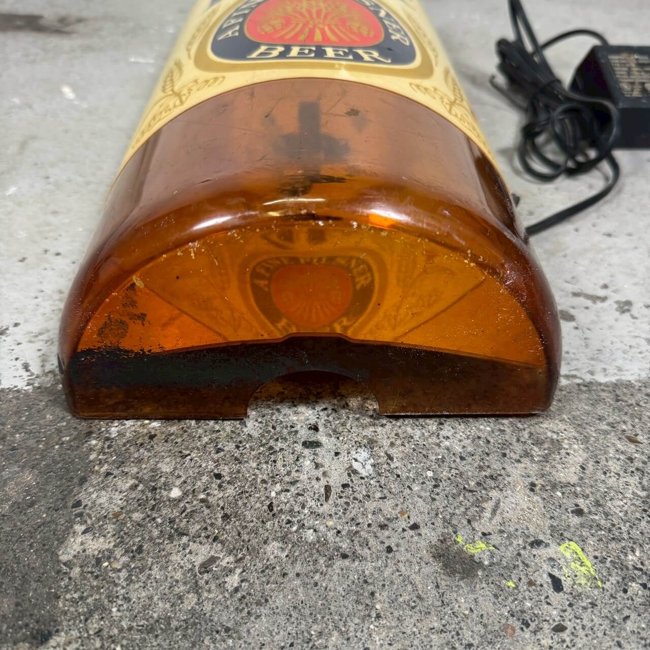 #2257【1991年製】ビンテージ Miller Lite ボトルランプ / ウォールライト アメリカ