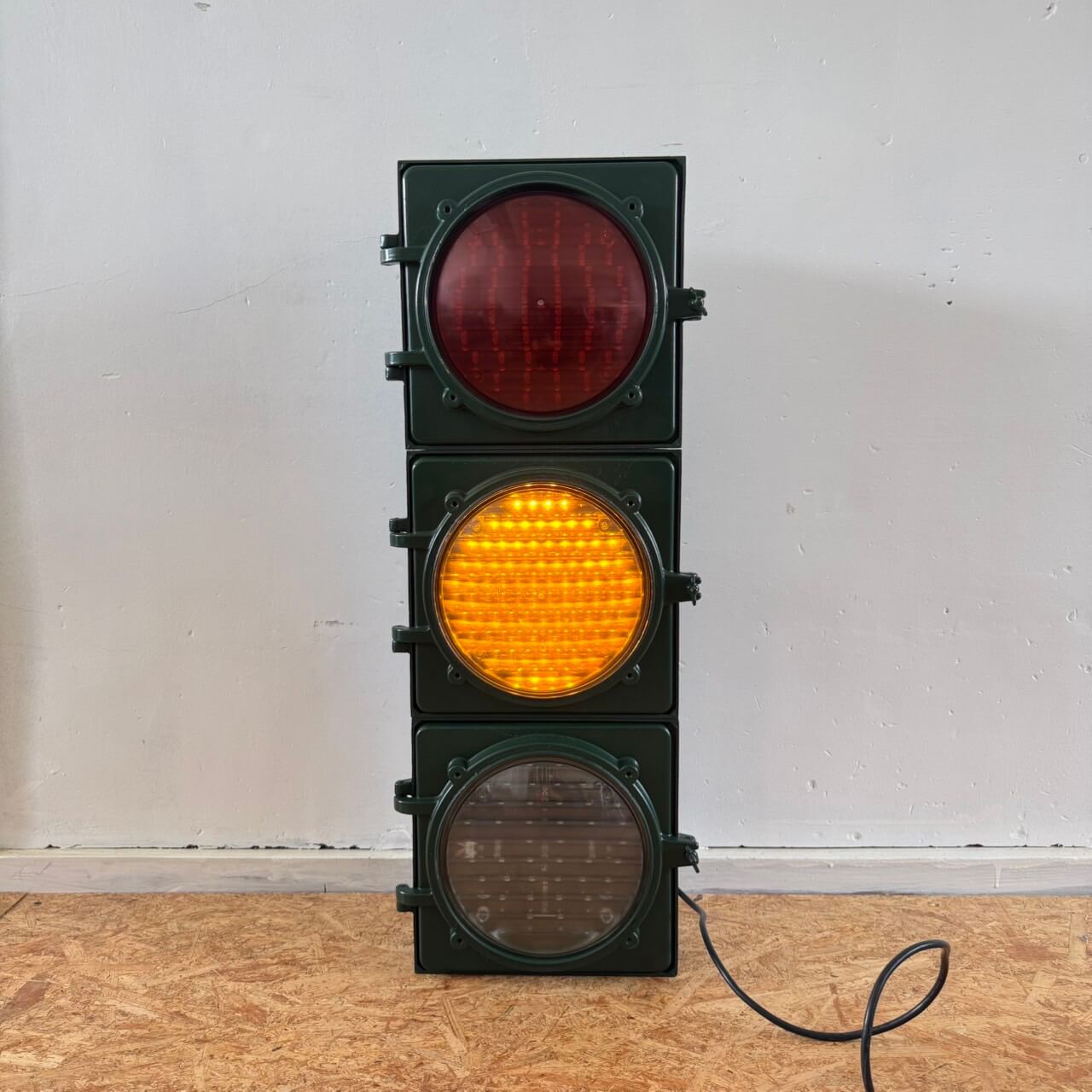 【1950年代】ビンテージ 信号機 トラフィックライト LED アメリカン雑貨 照明 #2388