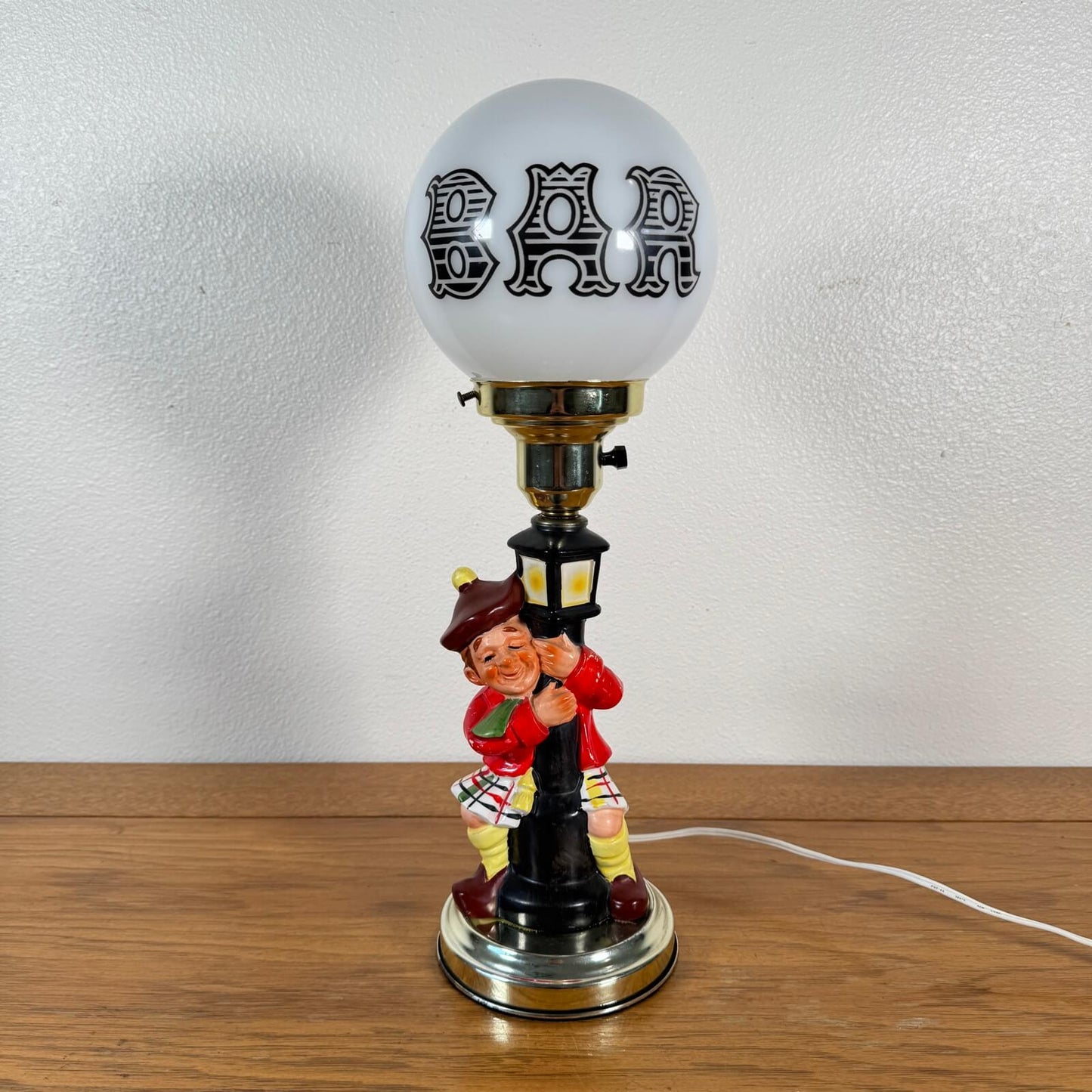 #1756 【1960-70年代】 ビンテージ 酔っ払い BARランプ / テーブルランプ 照明 インテリア アメリカ