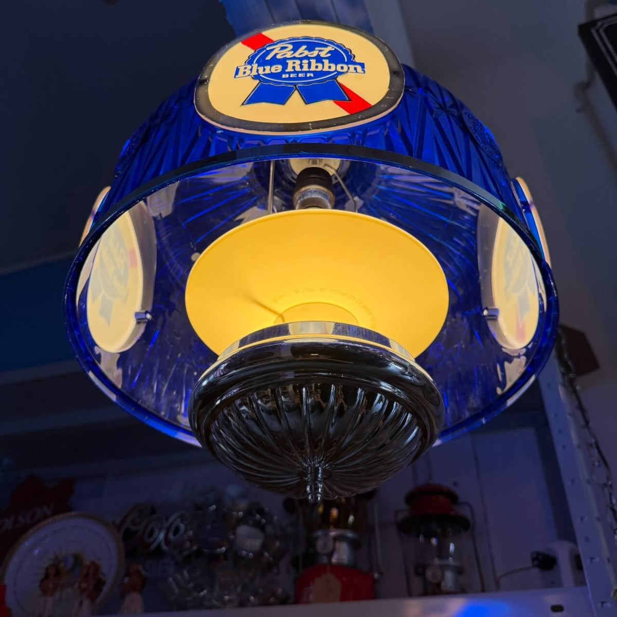 【1970-80年代】ビンテージ ライト アメリカン雑貨 店舗什器 PABST BLUE RIBBON パブスト #2605