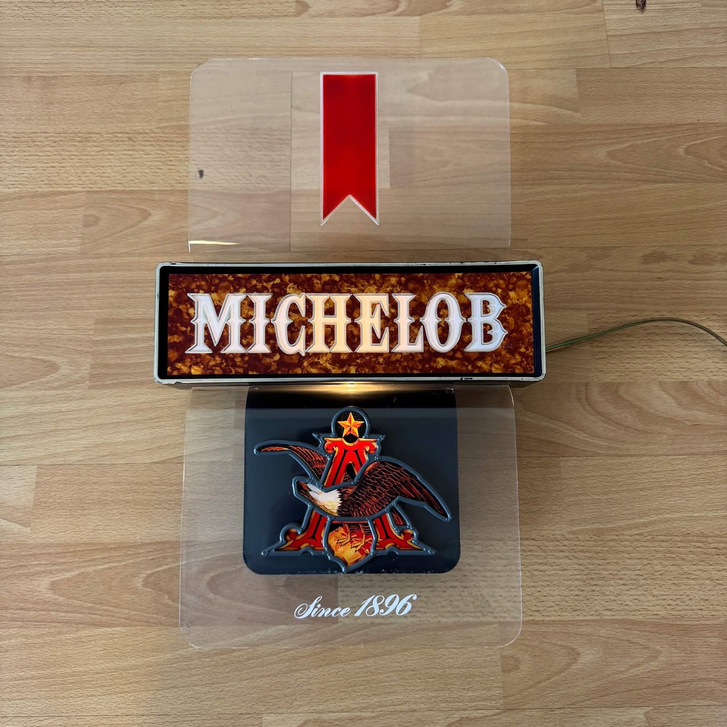 #1848【1980年代】 ビンテージ Michelob（ミケロブ） ビールサイン / ライトサイン 照明 アメリカ