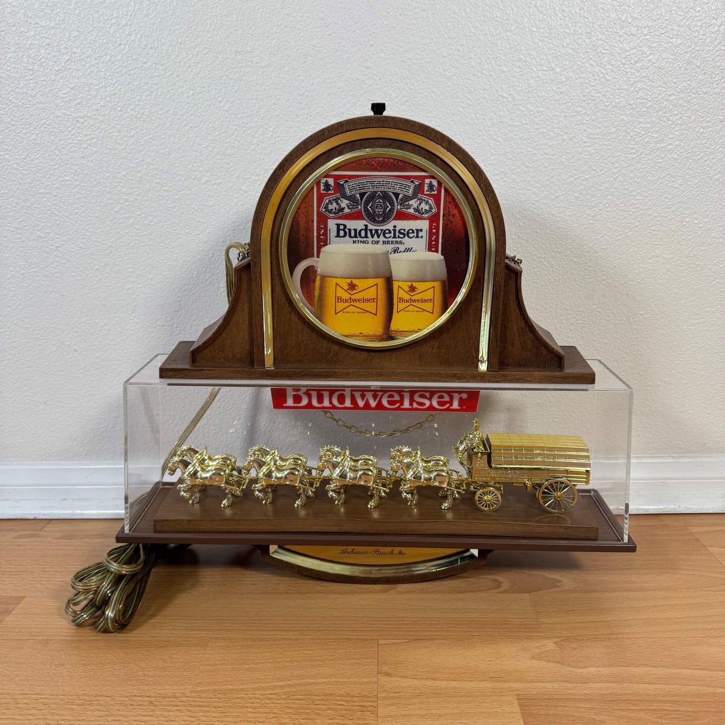 #1925 【1970～1980年代】 ビンテージ Budweiser（バドワイザー） ビールサイン / ライトサイン ディスプレイ アメリカ