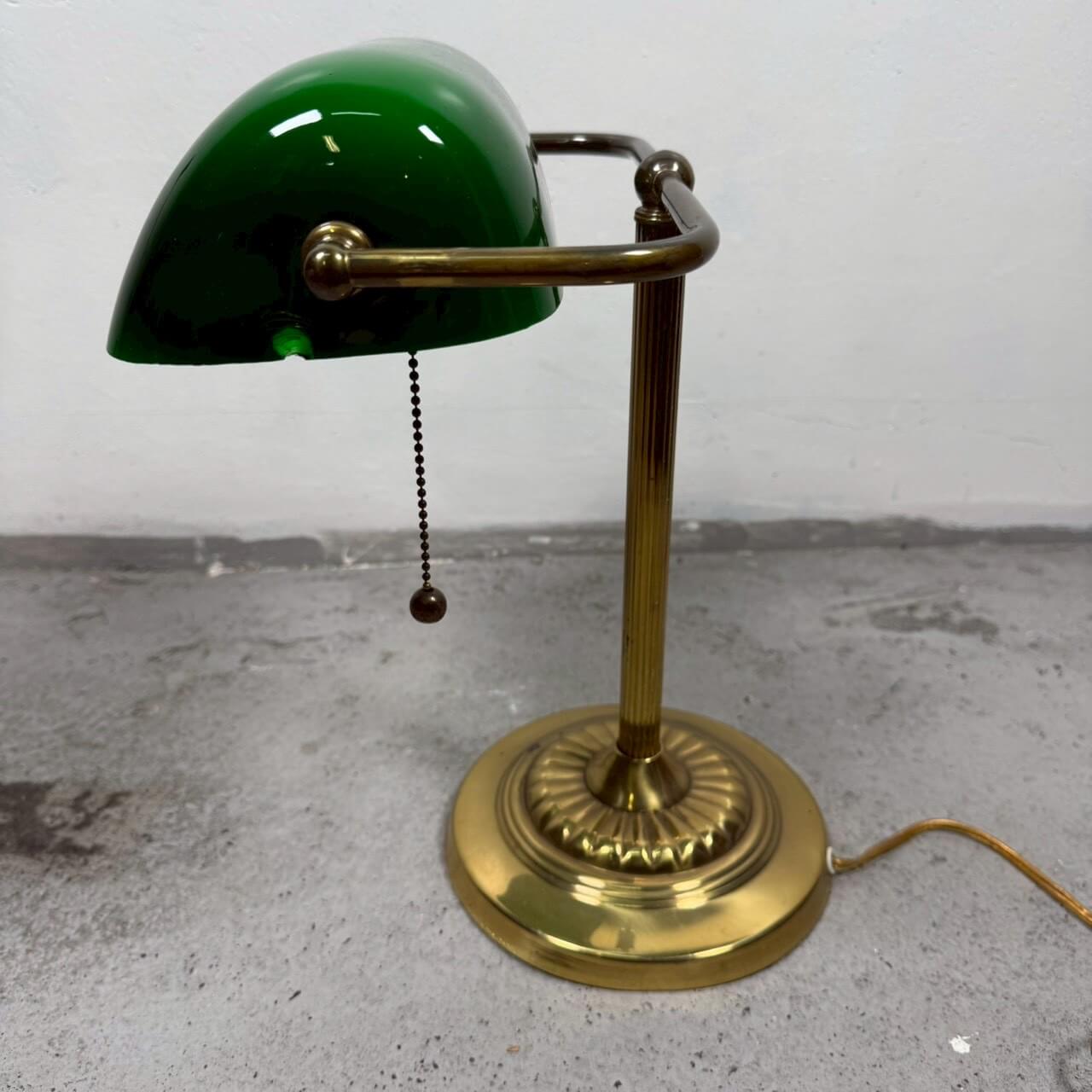 #2325【1980-1990年代】ビンテージ バンカーズランプ デスクランプ