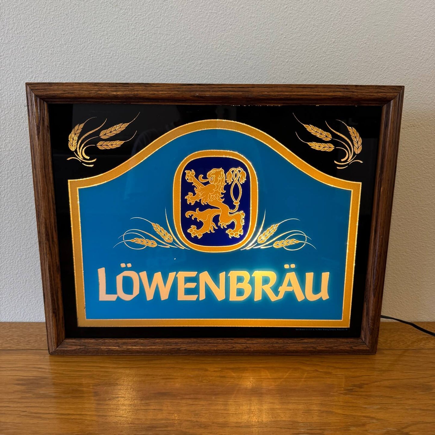 #1967 ビンテージ LOWENBRALI レーベンブロイ ライトアップサイン