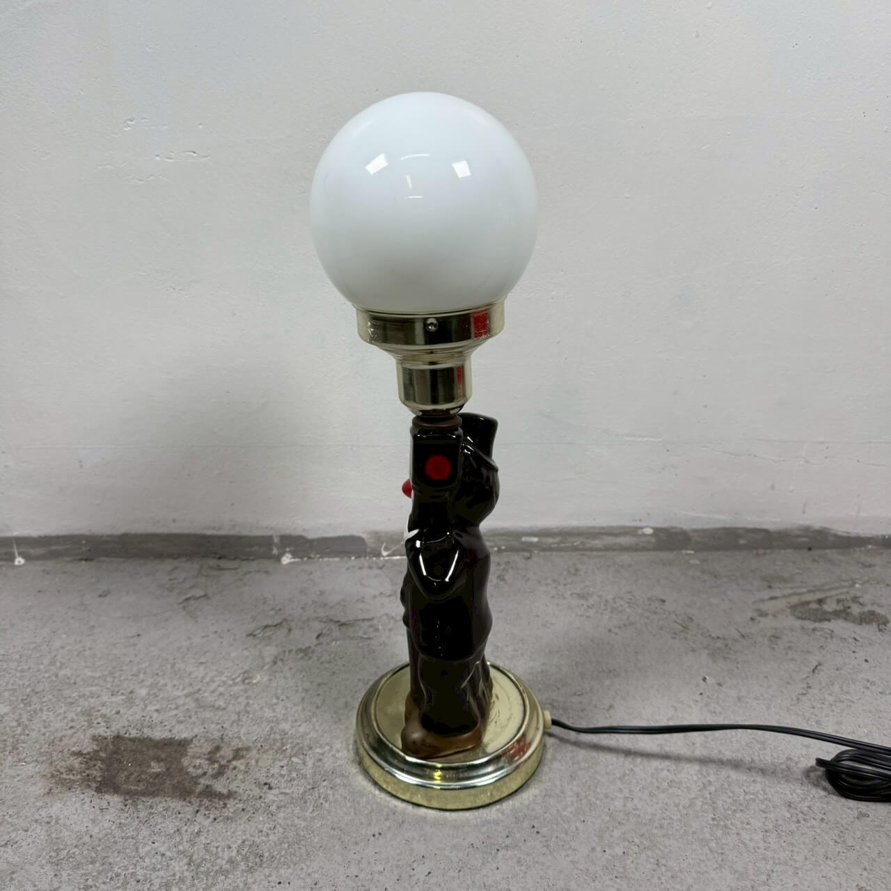 #2277【1960年代】ビンテージ 酔っ払い Barランプ テーブルランプ 照明 アメリカ