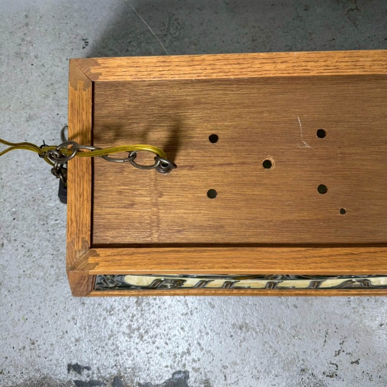 #1923【1980-90年】ビンテージ BILLIARD ROOM（ビリヤードルーム） プールランプ / 吊り下げランプ 照明 アメリカ